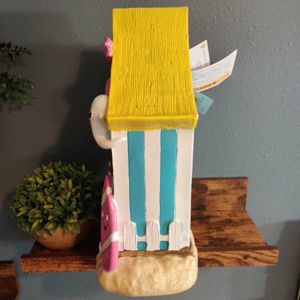 Light Up Ghost Beach House Summerween Halloween Decoration Haunted NWT New - Picture 8 of 12